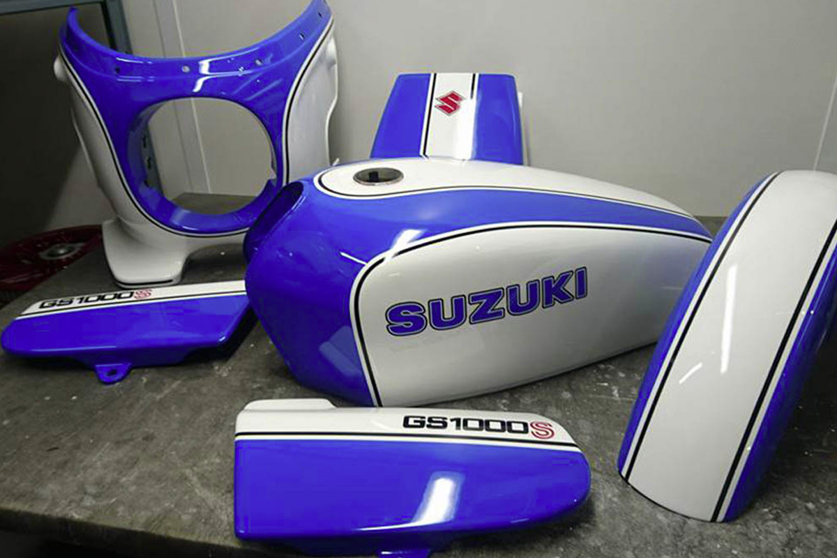 Suzuki GS 1000 s Restauration peinture